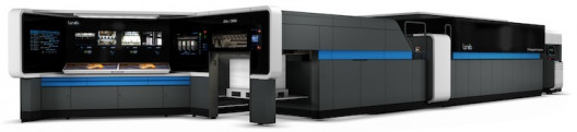 The Landa S10 Nanographic printing press. 