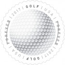 USPS forever stamp golfball