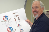 Eagle President and CEO Mike King at Packaging Graphics.