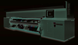 The Rho 312R roll printer.
