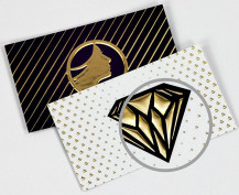 4over Raised Foil on Suede