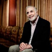 Activist investor Carl Icahn seeks to block the acquisition of Xerox by Fuji.