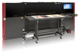 EFI Pro 16h hybrid flatbed/roll-to-roll UV LED wide-format inkjet printer.