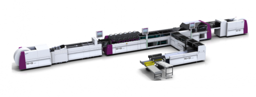 New W+D BB1000 envelope finishing and inserting system for personalized direct mail printing.