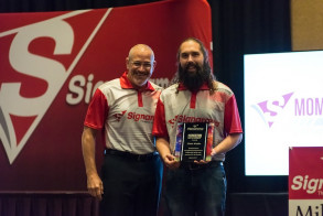 Chris Weaks of the Frisco, Texas, Signarama. 