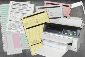 Serial Dot-Matrix printer for impact printing in industrial applications
