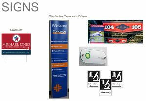 examples of signs printed on wide-format