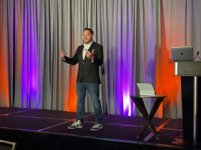 David Rosendahl in his session at IPMA 2025.