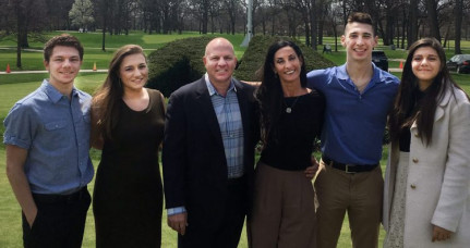 A sense of family comes first for Mike Fontana. He relishes the time that he can spend with his wife, Jeannine, and his four children.