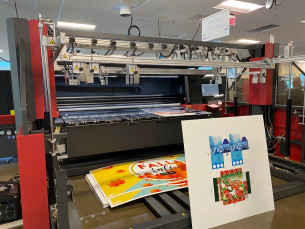 The EFI Vutek h5 at the EFI Ignite open house 