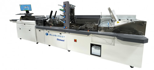 The new Element compact mail-inserting machine has a smaller footprint making it ideal for small or medium-sized mail operations.