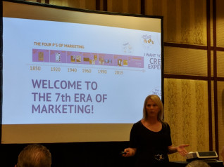 Ricoh Marketing Innovator Symposium: Carla Johnson, chief experience officer at Type A Communications, discussed how marketing has changed through the years.