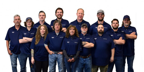 The entire team at WPI, which Williams Printing Builds New Facility Around Full Fleet of Heidelberg Products.