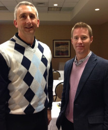 Although they have been with Safeguard for seven and six years, respectively, J.J. Sorrenti (left) and Scott Sutton point out that they are &ldquo;newbies&rdquo; compared to many other individuals who have worked at Safeguard for decades.