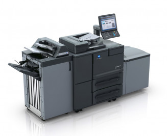 Konica Minolta's AccurioPrint 2100 high-speed 100ppm black and white digital printing press