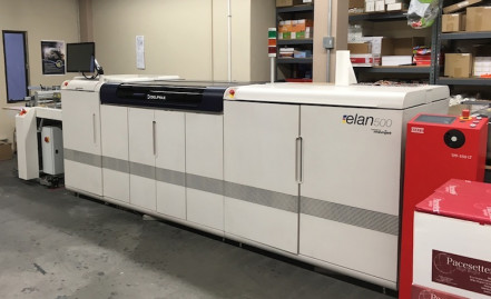 The Delphax elan 500 press powered by Memjet technology plays a key role on the production floor at CompuMail.