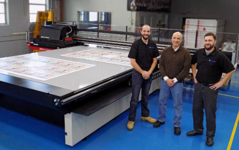 At Excelsus Solutions, from left to right: Chris Laniak, production manager; Mark Laniak, CEO; and David Laniak, VP of operations.