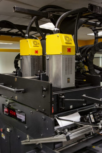 Kodak PROSPER digital varnish.