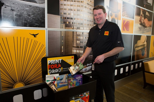 Kodak's Print for Good global initiative supports communities throughout America, Europe, Asia and the Middle East to increase literacy.