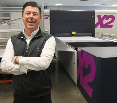 Steve Zick, Executive Vice President, Innomark, says the Onset X2 &rdquo;offers the best quality in wide-format digital inkjet printing.&rdquo;