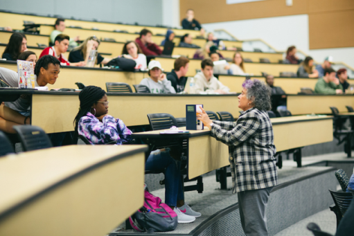 Professor Lois Lemon, Master Faculty Specialist of Western Michigan University&rsquo;s Graphic and Printing Science program, teaches undergraduate students to prepare them to enter the workforce.