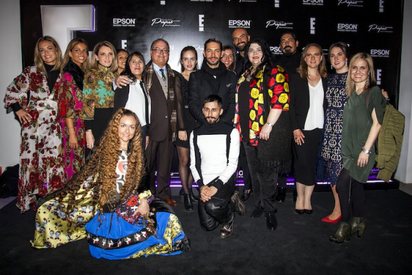The designers at the Epson Digital Couture event.