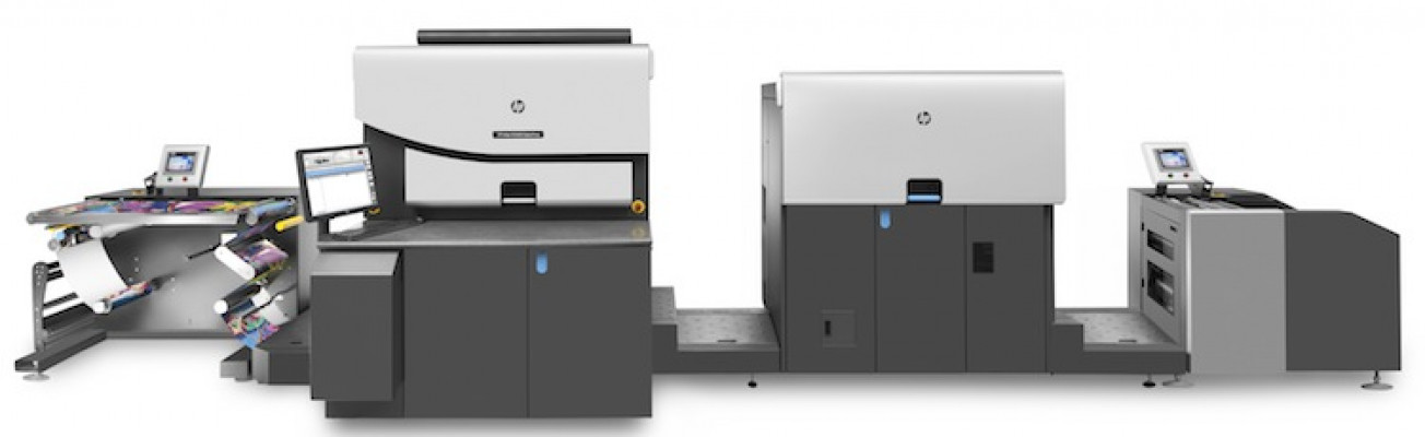 The HP Indigo WS6800p digital press for photo specialty applications.