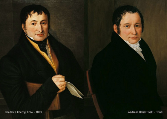 KBA Company founders Friedrich Koenig and Andreas Bauer