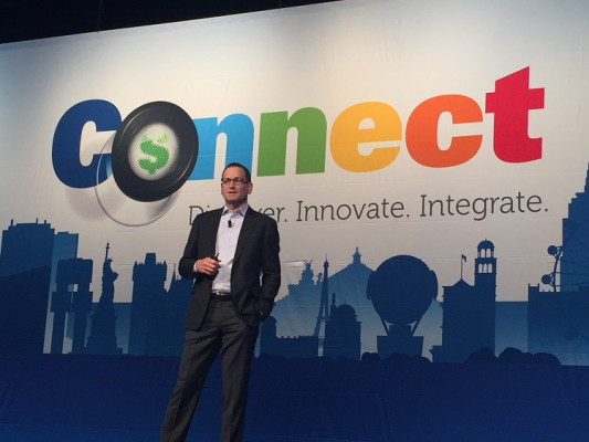 EFI CFO Marc Olin talks about new product introductions during the second day of the conference.