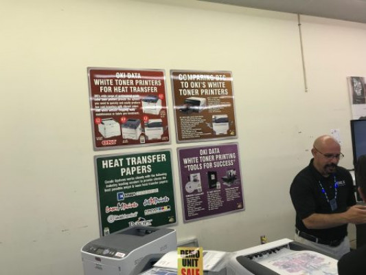 Back wall of open house at Conde Systems