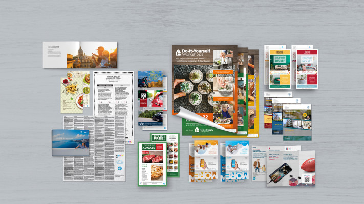 HP PageWide Commercial Print collage