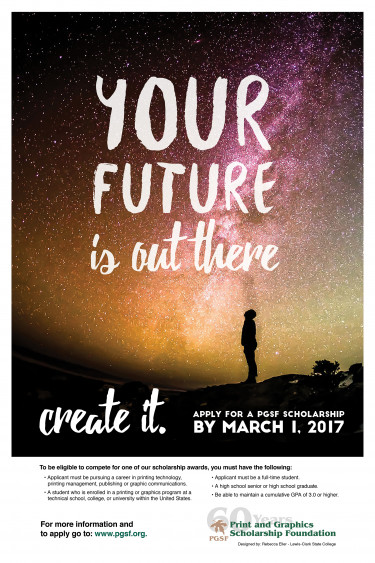 2016 Print and Graphics Scholarship (PGSF) College Poster Design Competition