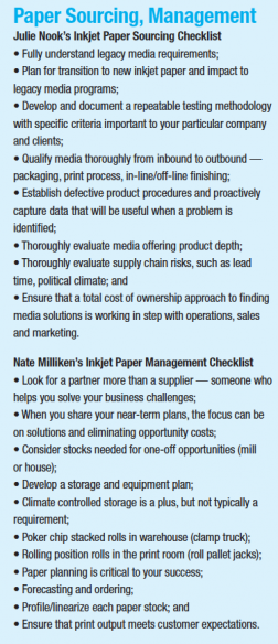 Paper Sourcing, Management