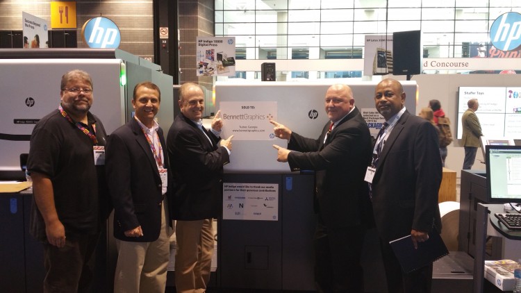 Bennett Graphics has bought an HP Indigo WS6800 digital press.