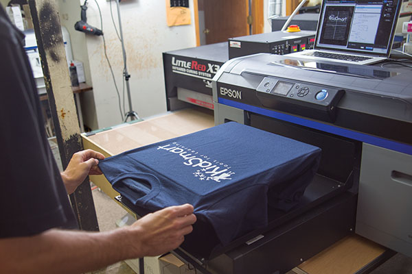 Direct-to-Garment Inkjet Printer Helps Print Shop Boost Quality, Capacity