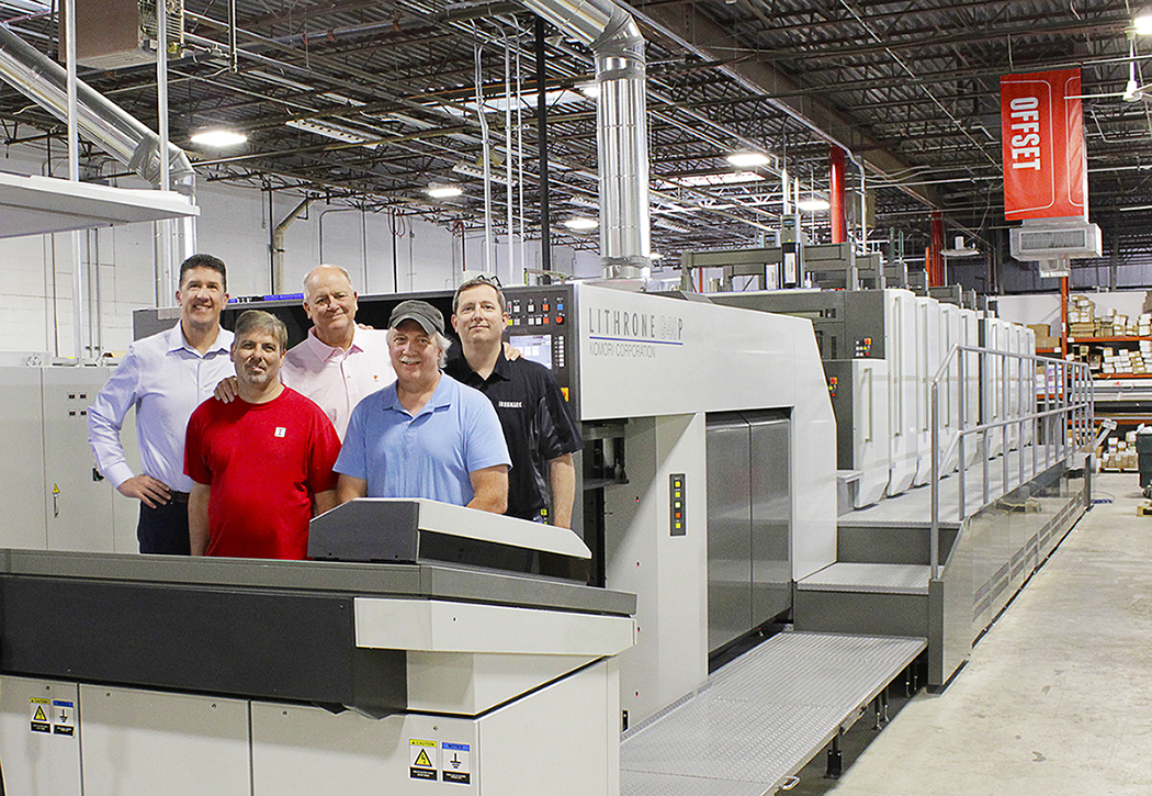 Ironmark Reinvests for the Future With Komori GL840P with HUV